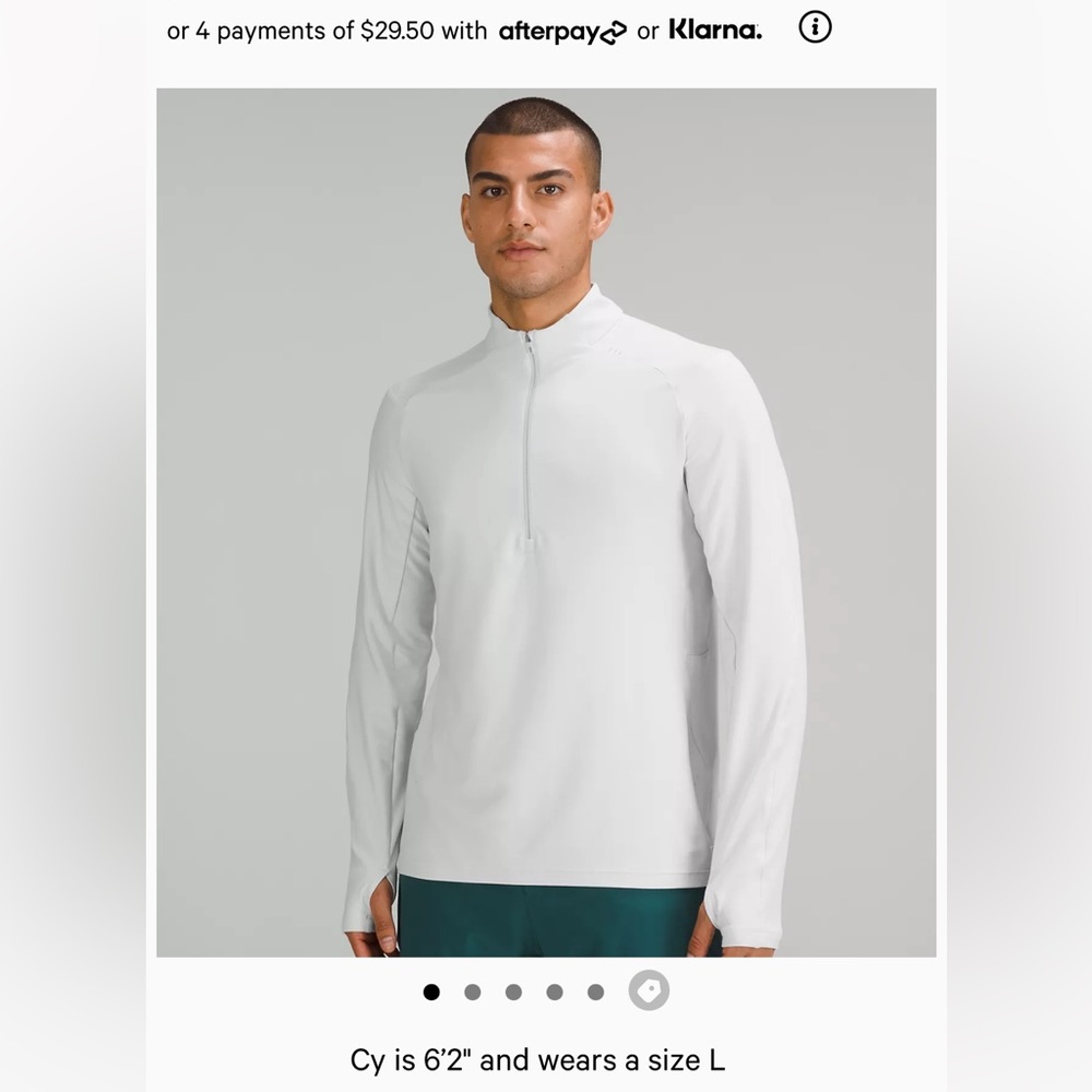 Lululemon Surge Warmth Quarterzip